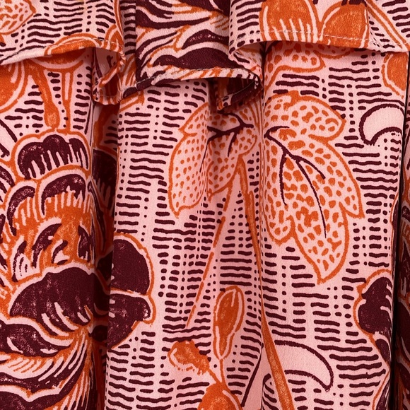 Likely Levine Midi Dress Size 4 High Neck Tie Waist EUC - Picture 6 of 14